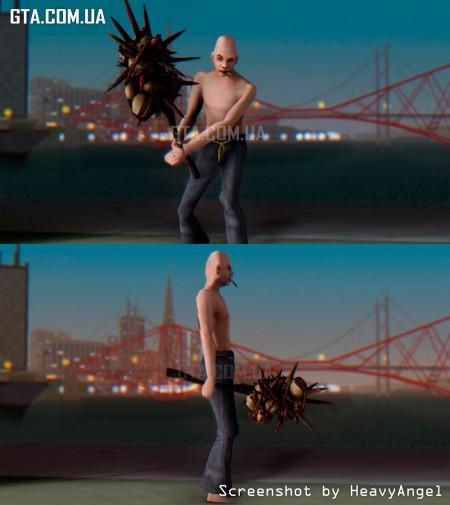 Spyked Zombie Skull Bat From Resident Evil 5 Spyked Zombie Skull Bat From Resident Evil 5